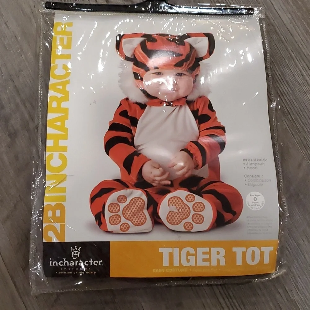 Tiger Tot In Character Costume Size 12-18 Months
